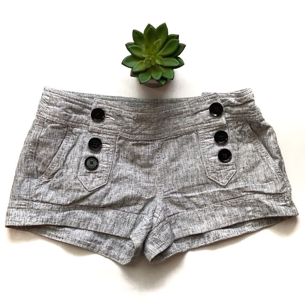 Express business casual black shorts size 2